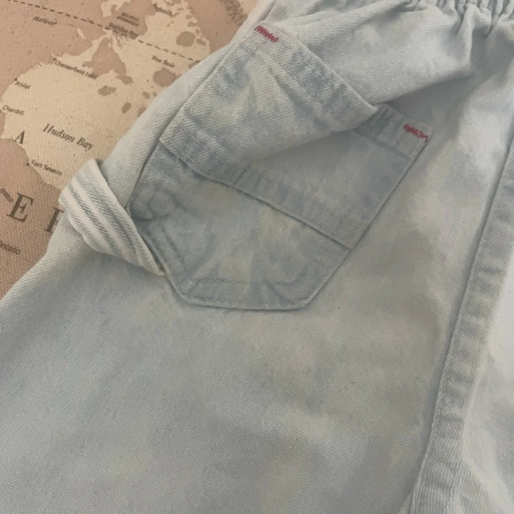 Oshkosh B’gosh Vintage Made in USA Light Blue Denim Pant Size 2